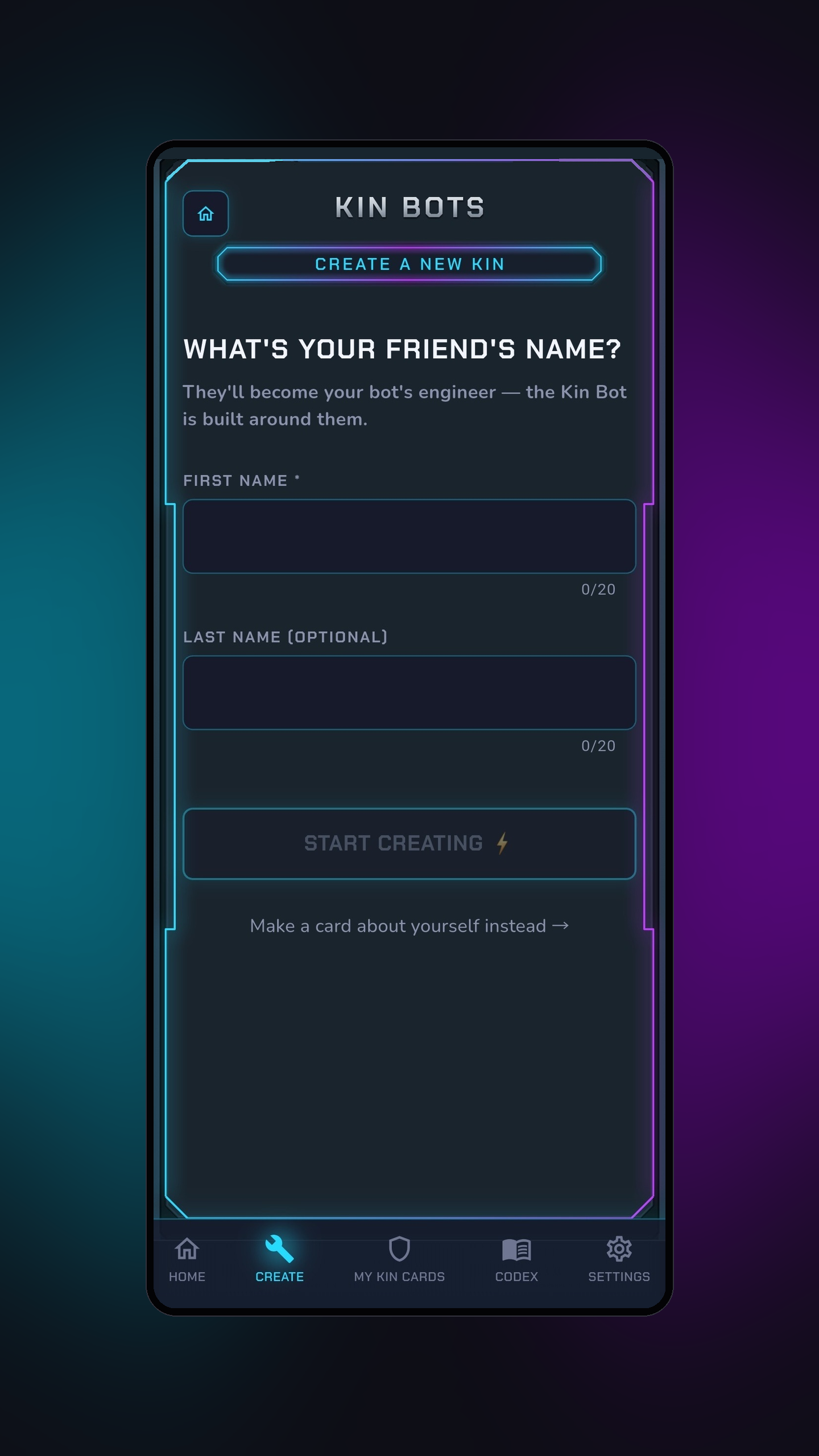 Create a Kin Bot