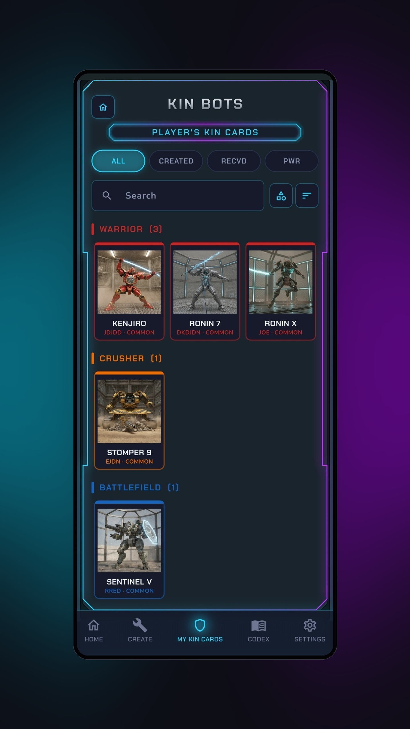 Bot collection gallery